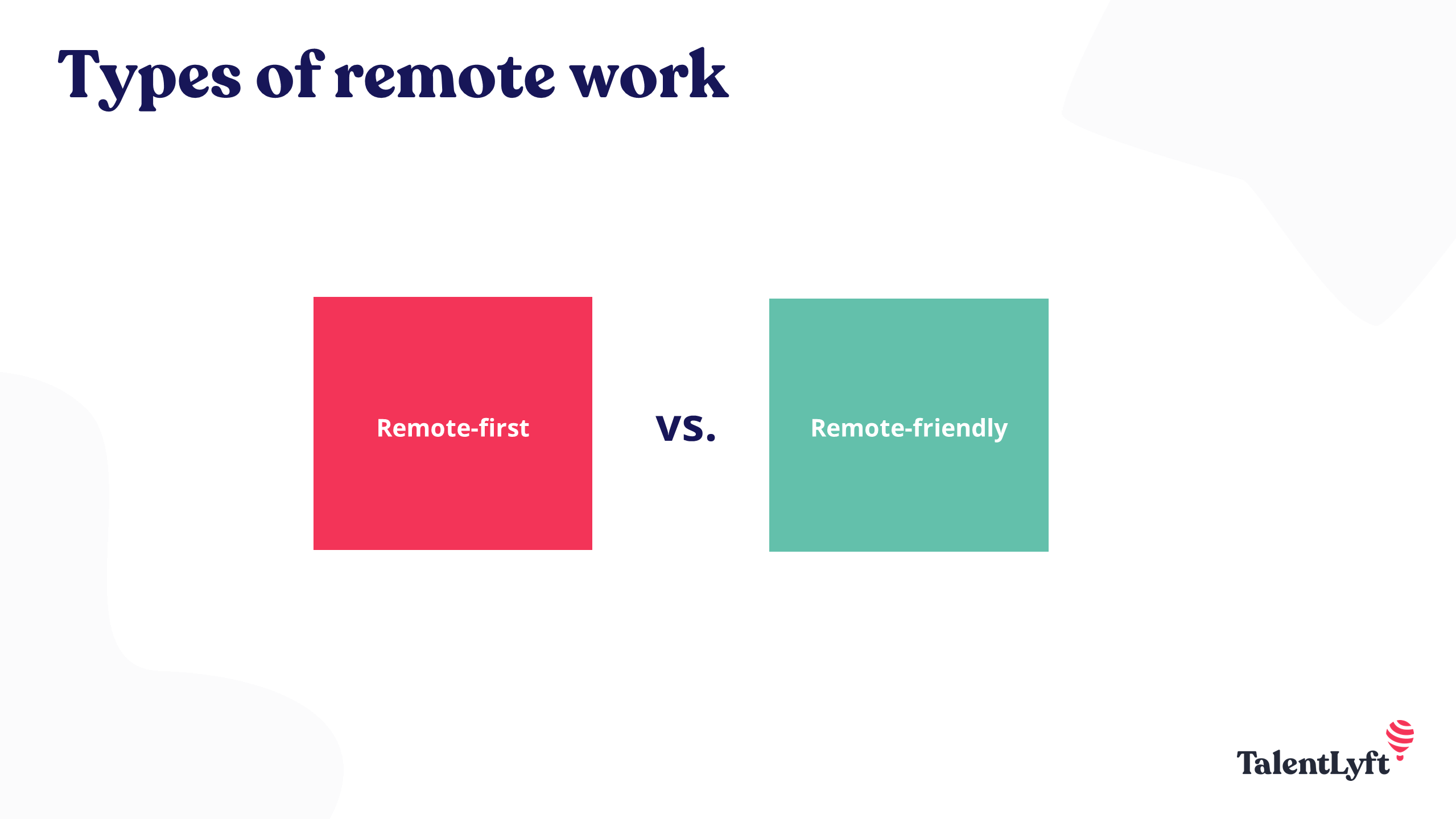 Types of remote wrok