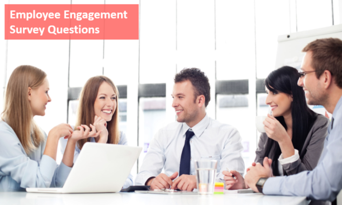 Employee engagement survey questions sample