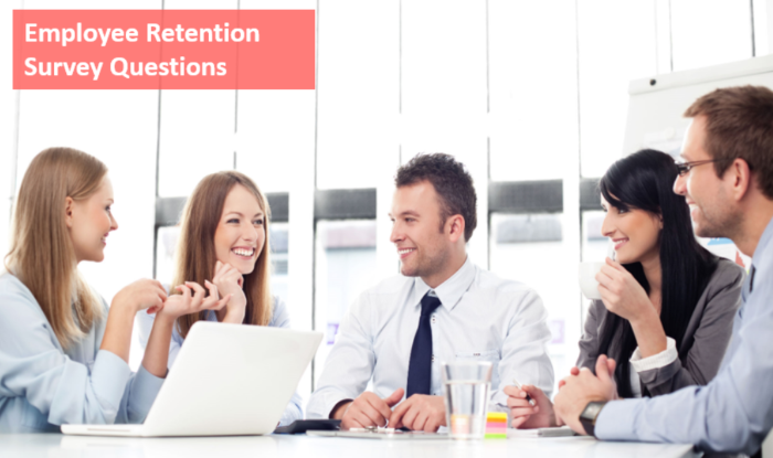 Employee retention survey questions sample