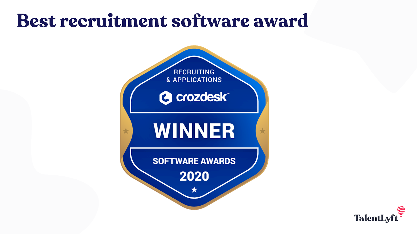 Best Recruitment Software award
