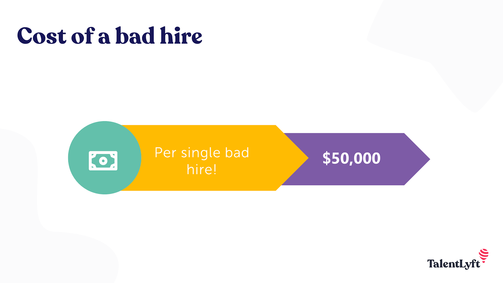 Cost of a bad hire statistic